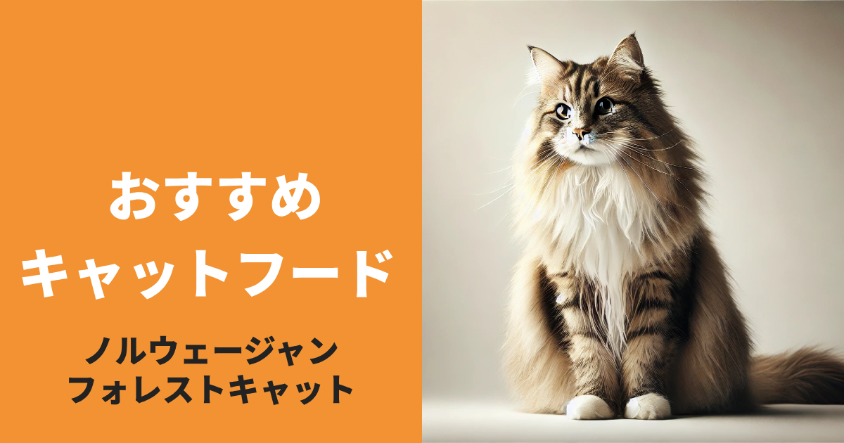 ノルウェージャンフォレストキャットに最適なキャットフード