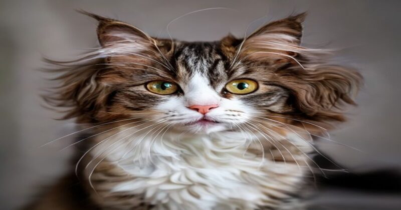 アメリカンカールの猫